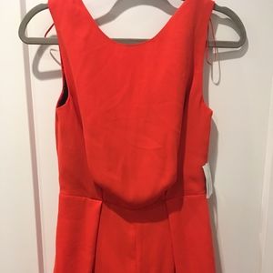 NWT - Orange Topshop Romper